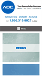 Mobile Screenshot of aoc-resins.com